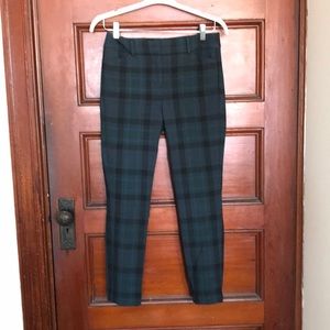Plaid work pants